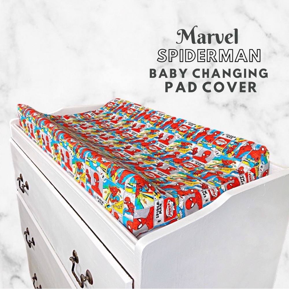 Spider-Man Baby Nursery Changing Pad Cover